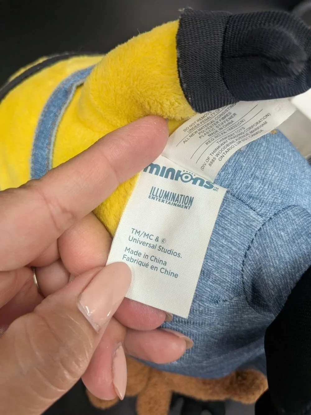 Universal Studios Bob Minions Light Up Talks Plush W/ Teddy Bear Illumination 9